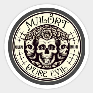 Malort: Pure Evil Sticker